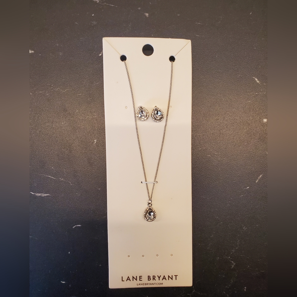 Lane Bryant Necklace & Earring Set.